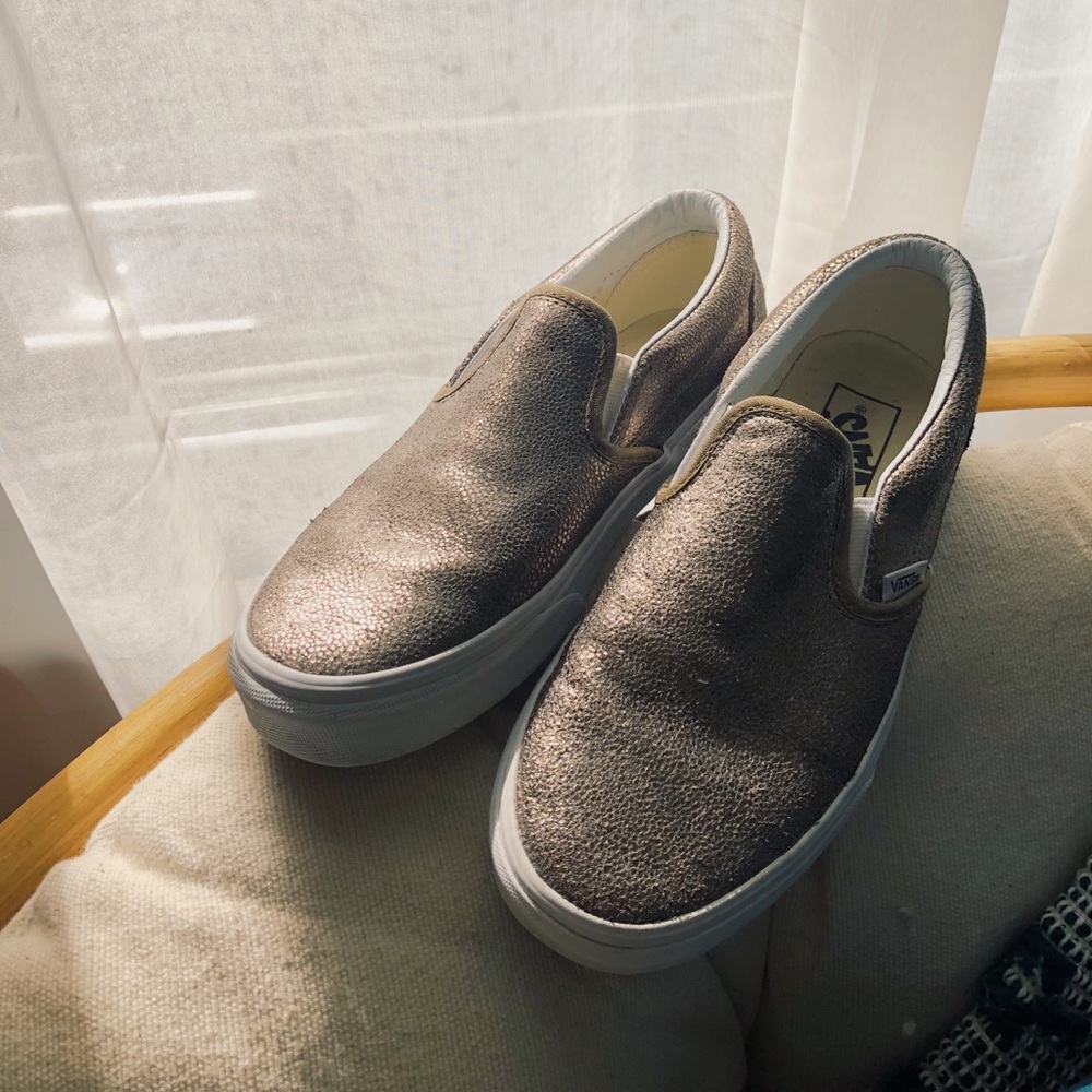 ✨Gold Vans✨